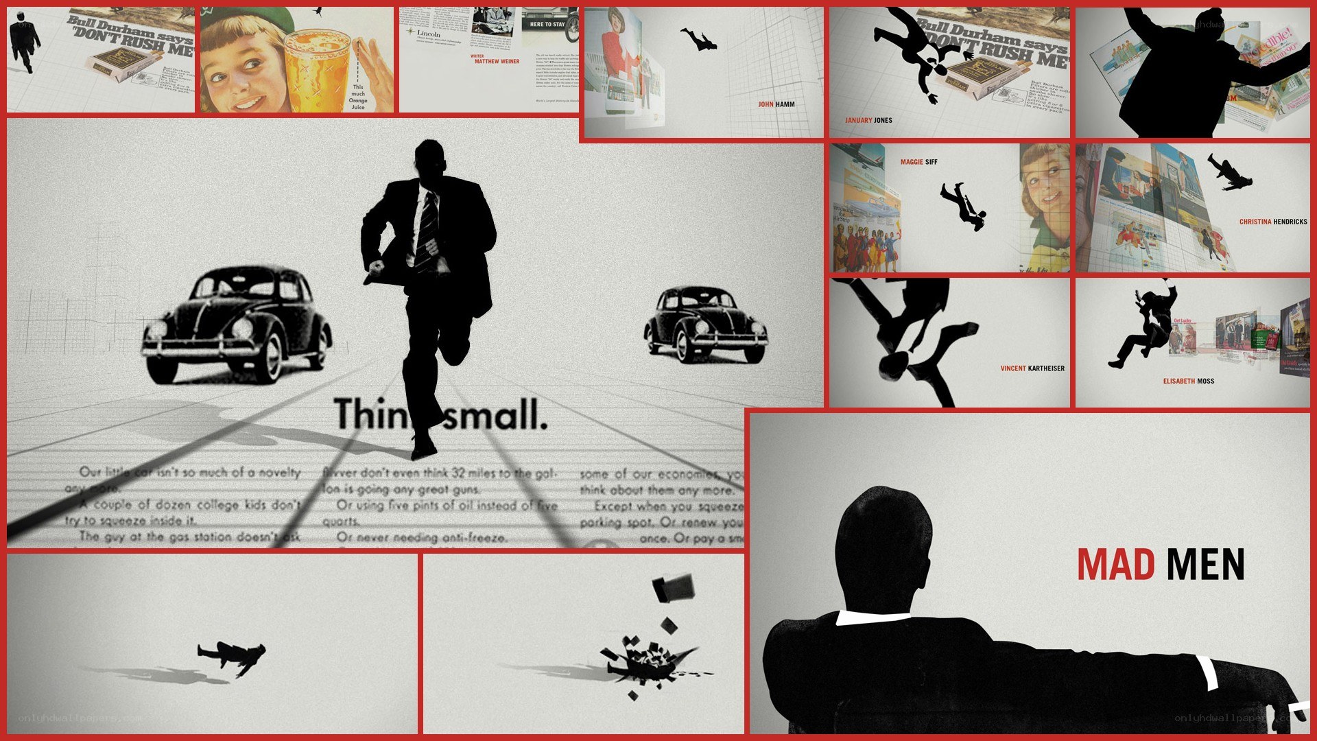 Mad Men promotional collage