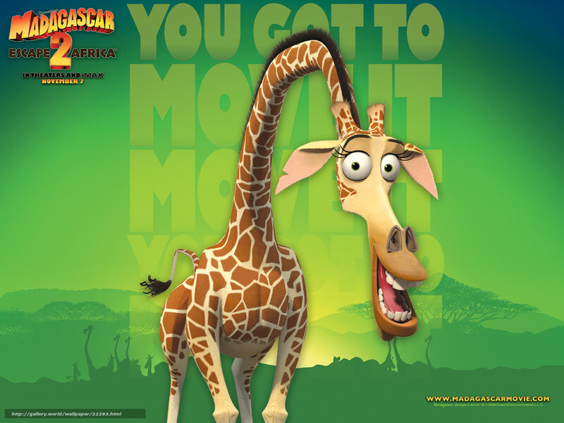 Madagascar 2 giraffe character