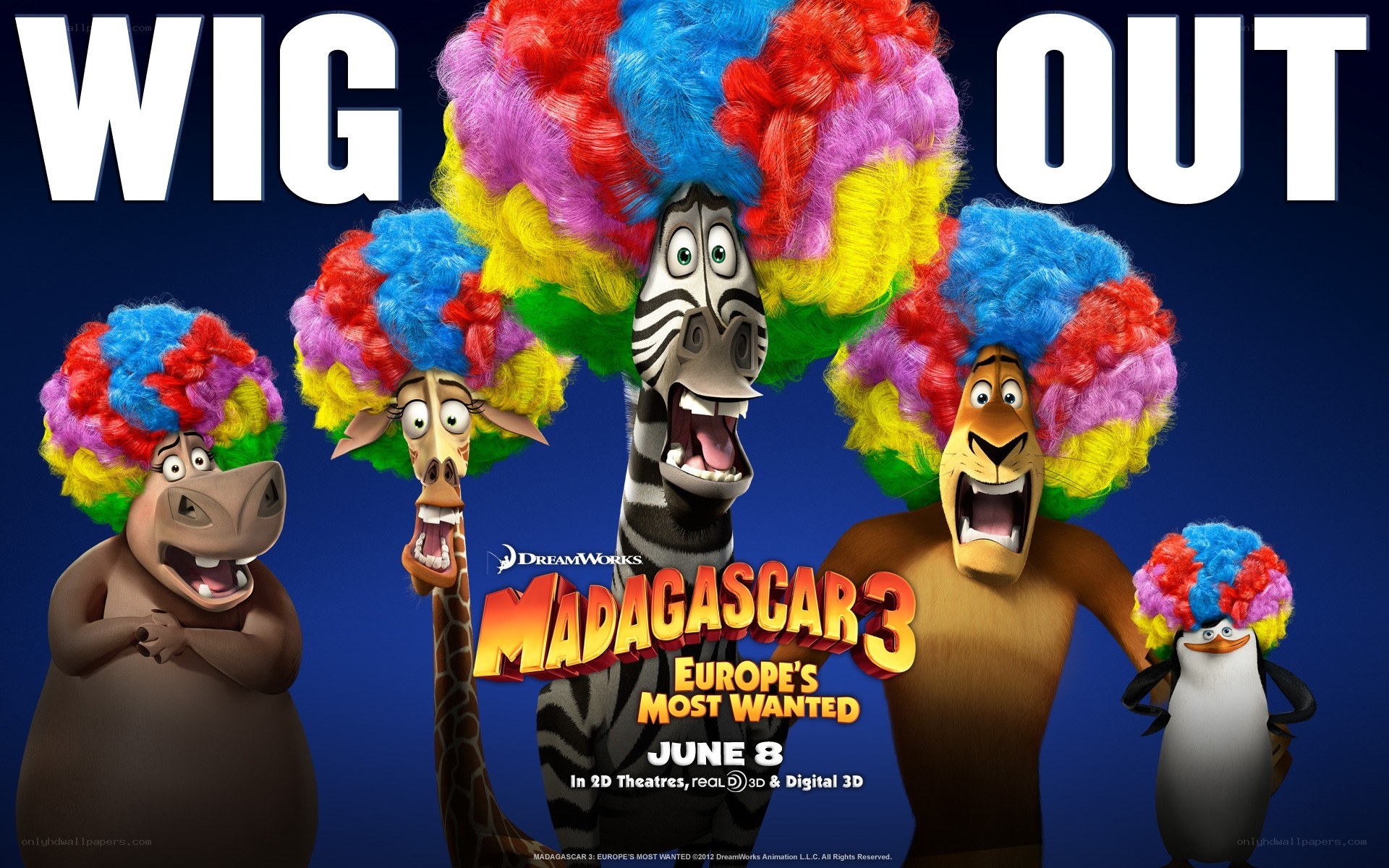 Madagascar 3 movie poster