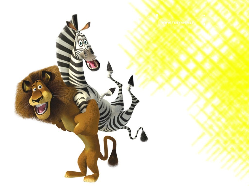 Madagascar characters playing