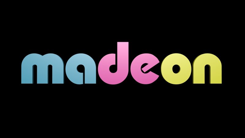 Madeon logo on black background