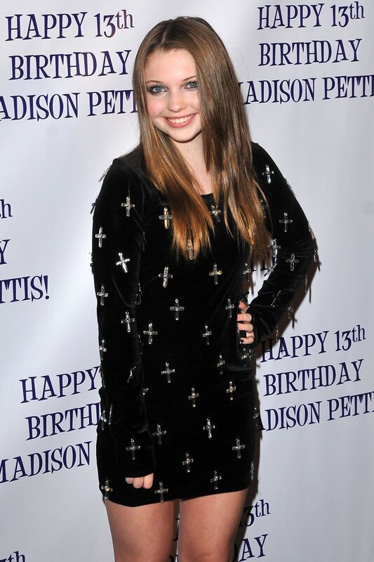 Madison Pettis at birthday event
