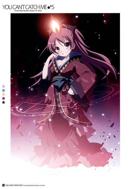 Madoka in a magical dress