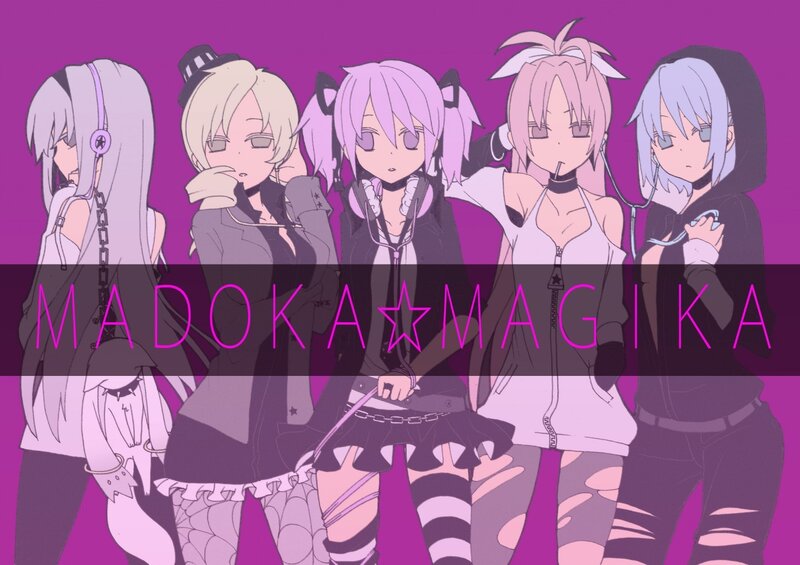 Madoka Magika group art