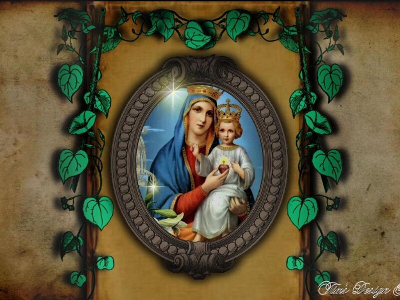 Madonna and Child — Blue