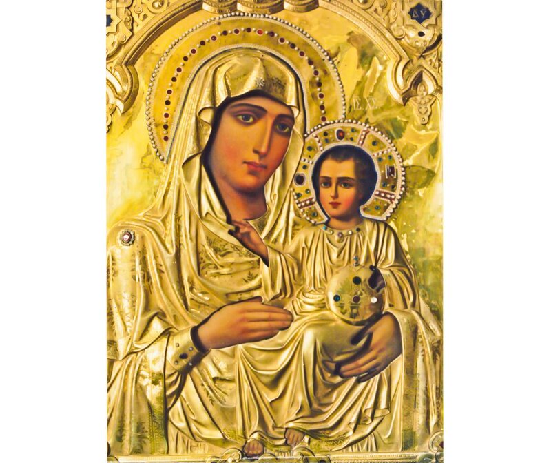 Madonna and Child — Gold, Serene