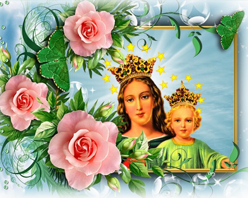 Madonna and Child — Pink