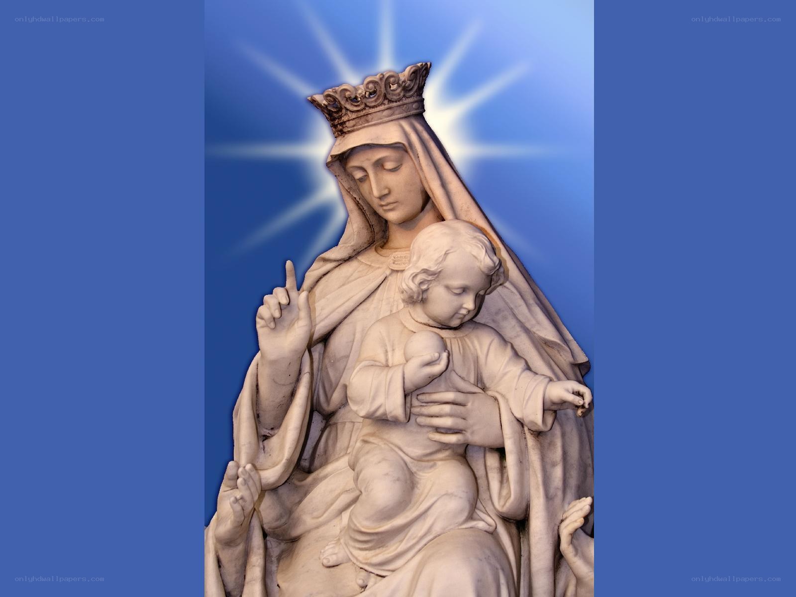 Madonna and Child statue