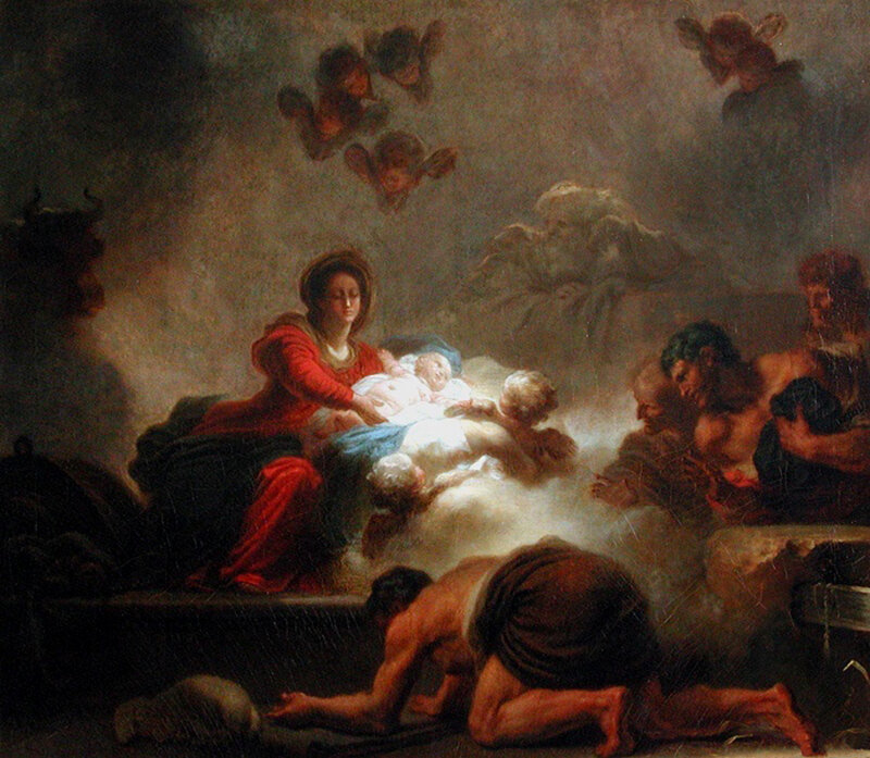 Madonna and Child with Shepherds