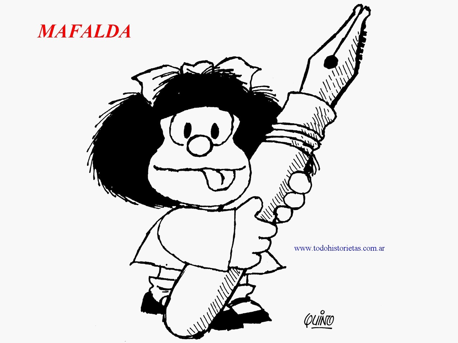 Mafalda cartoon character