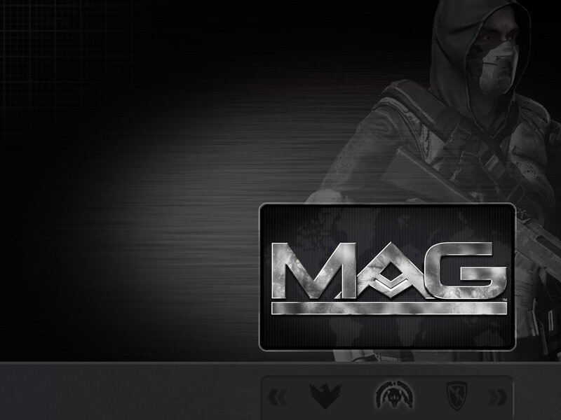 MAG game logo and character