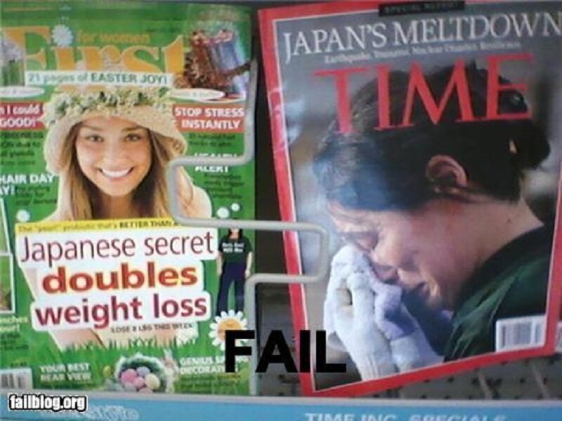 Magazine Covers on Display