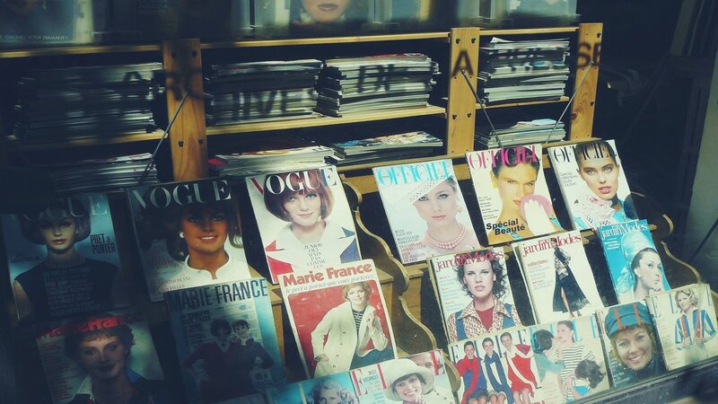 Magazine Display Rack