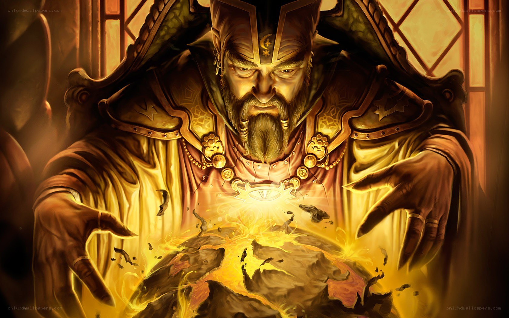 mage casting a spell