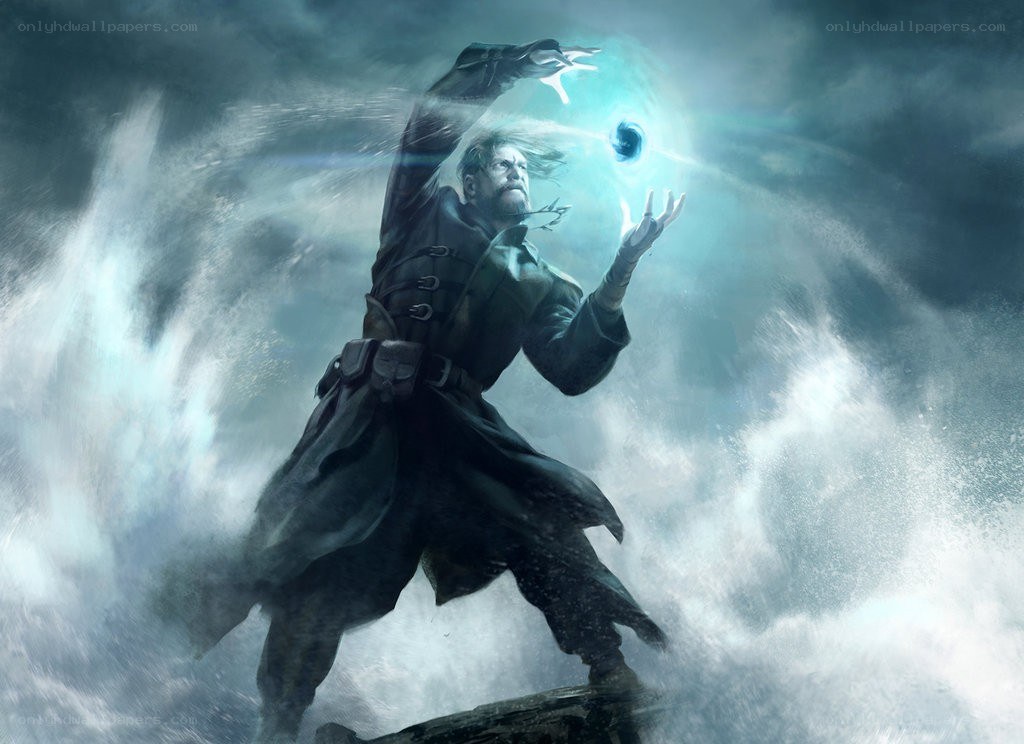 mage casting a spell