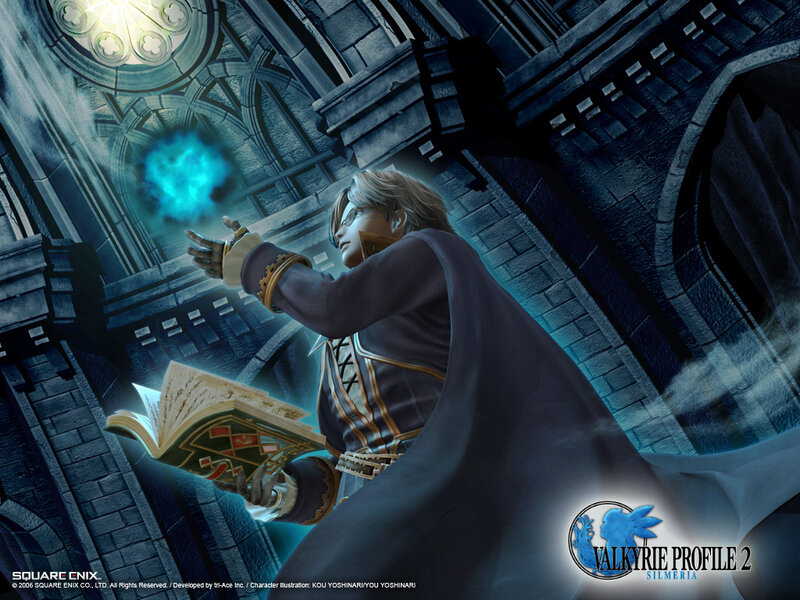 Mage Casting Spell — Blue, Dramatic, Digital Art, Book