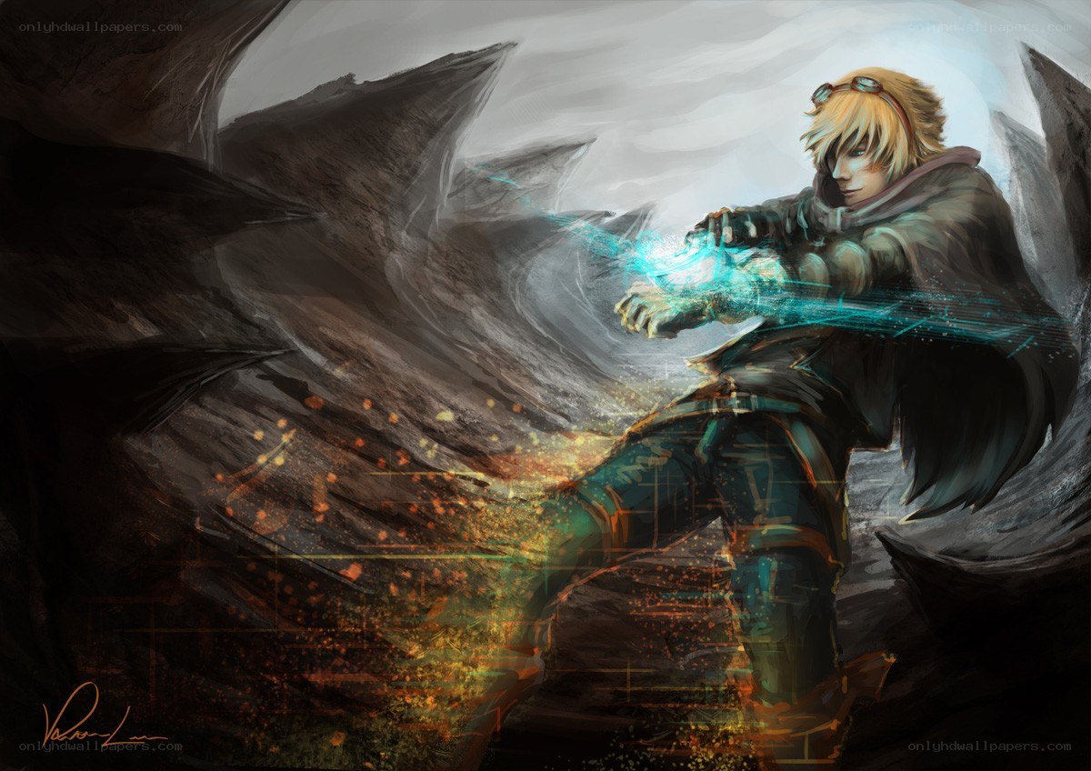 mage casting spell in cave