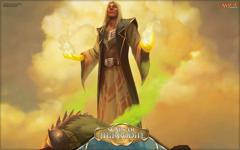 mage casting spell in clouds