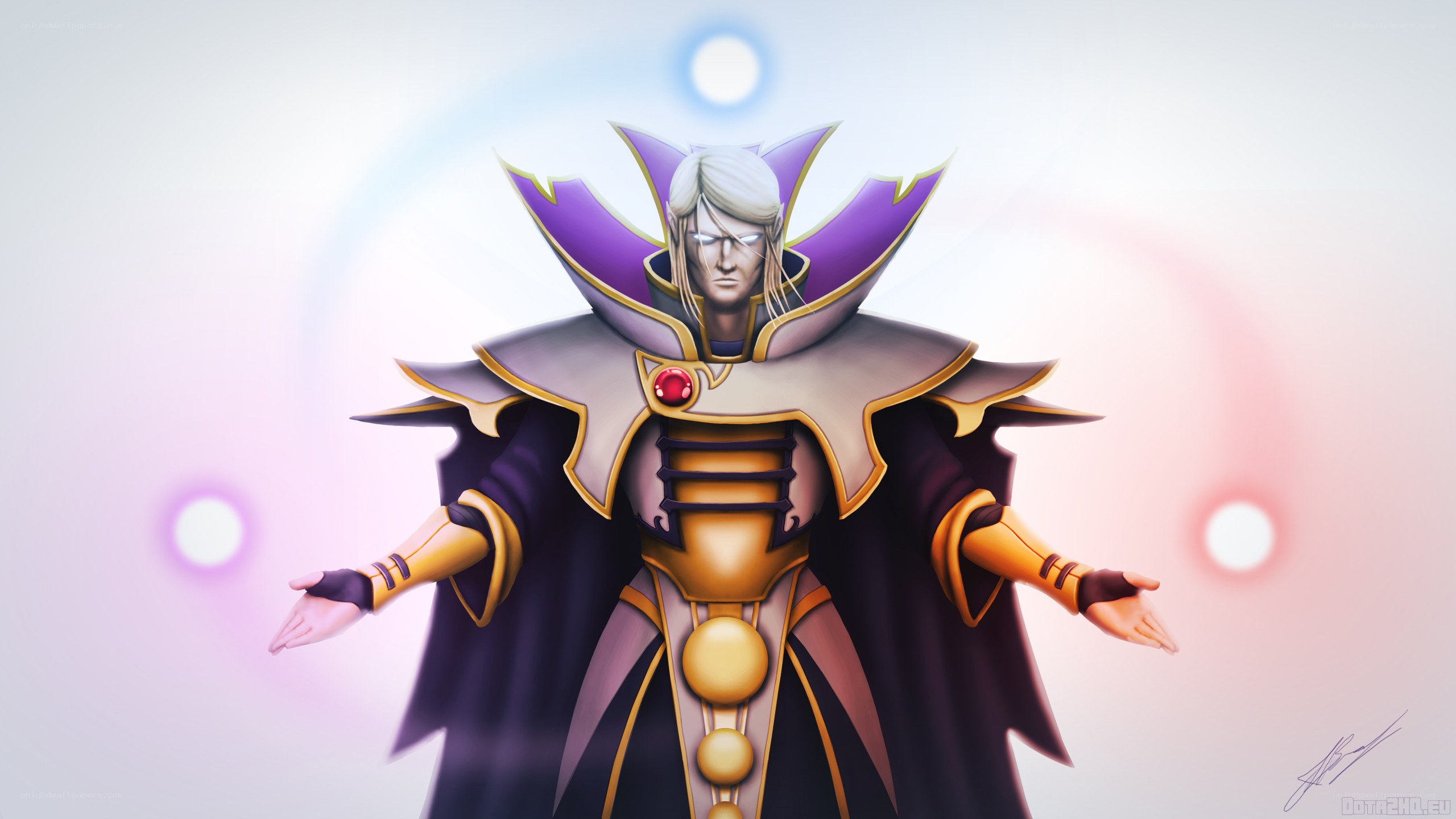 mage character with glowing eyes