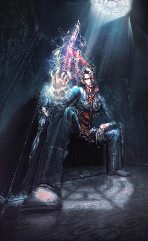 mage conjuring spell