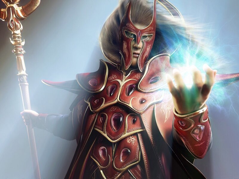 Mage in Red Armor