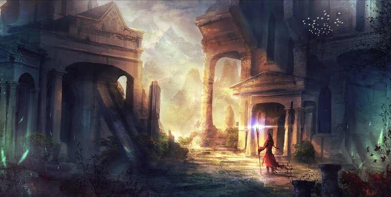 Mage in Red Robe