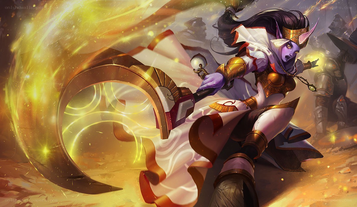 mage with golden staff