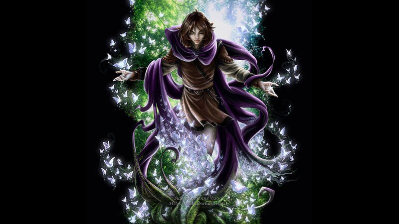 Mage with Purple Cloak