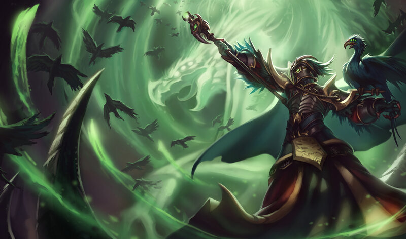 Mage with Staff and Bird