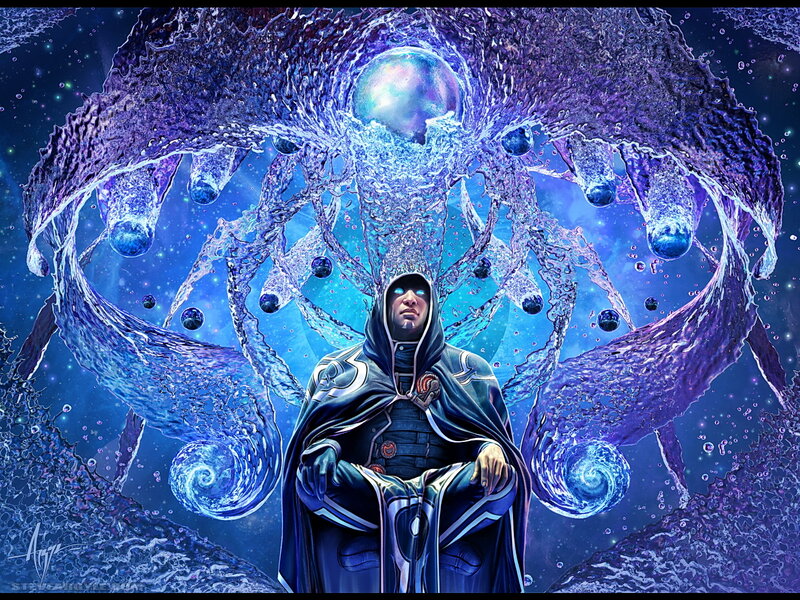 mage with water magic