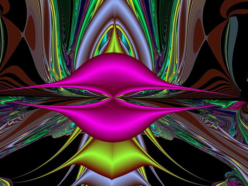 Magenta Abstract Shape