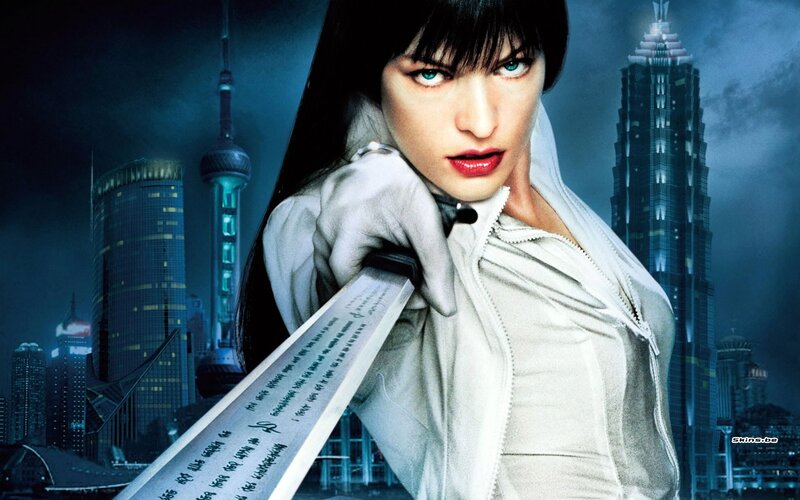 Maggie Q as a martial artist