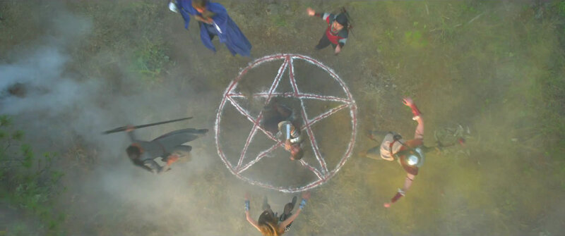 magic circle ritual scene