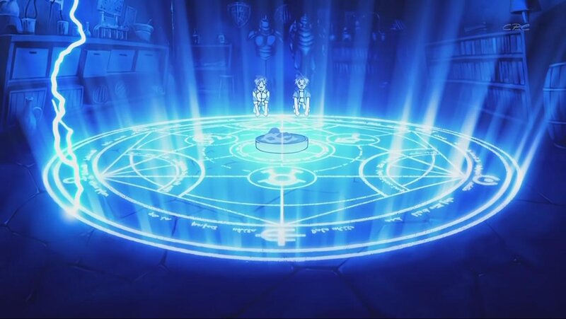 magic circle ritual scene