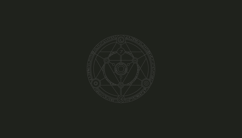 Magic Circle Symbol — Black