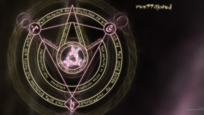 Magic Circle with Butterflies