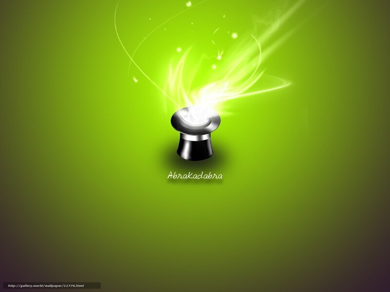 Magic hat with glowing effect
