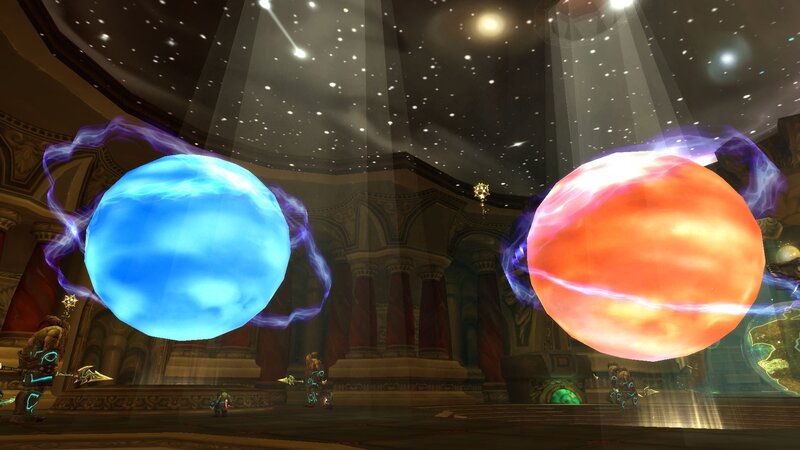 Magic spheres in a grand hall