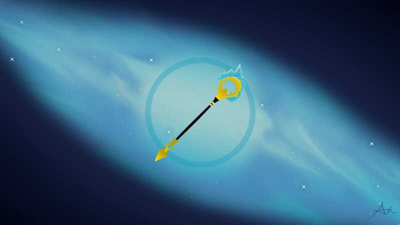 magic staff in space