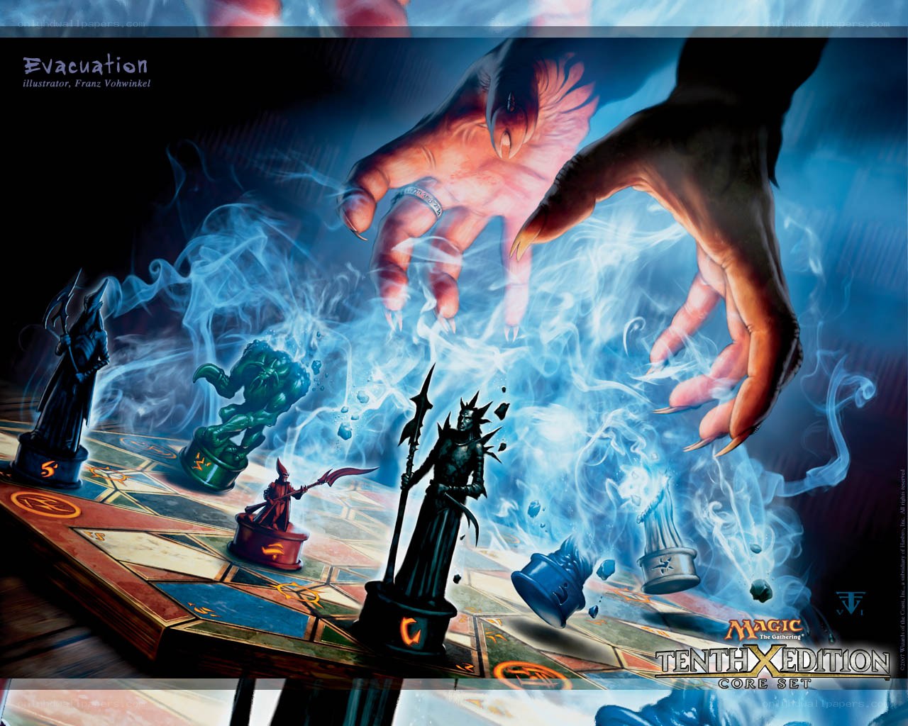 Magic: The Gathering chess battle