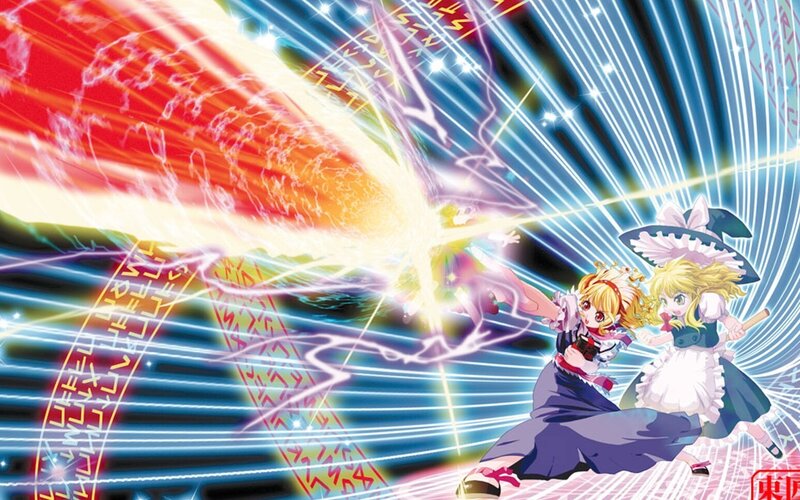 Magical battle between two girls