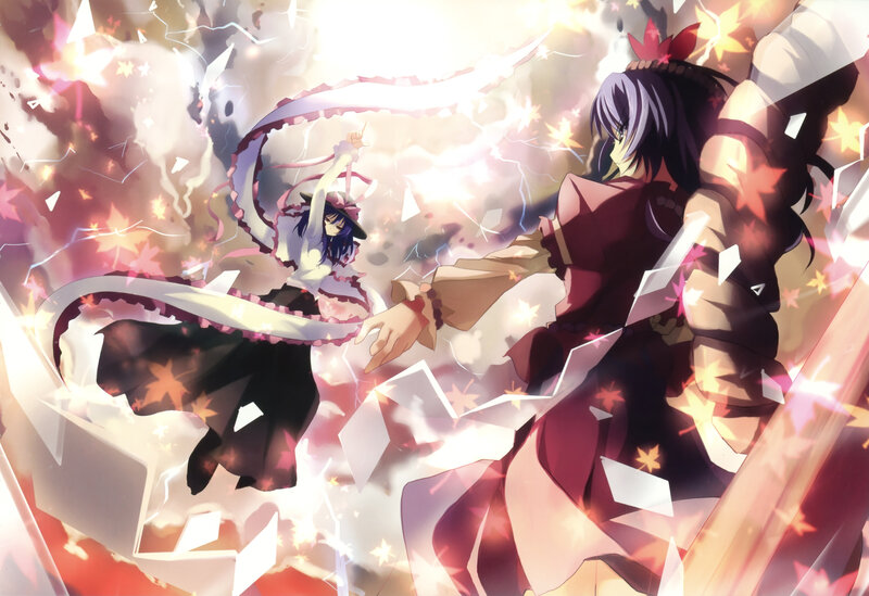 Magical battle between two girls