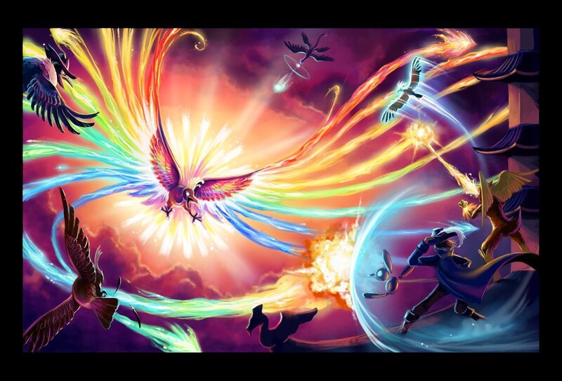 Magical Birds in Flight