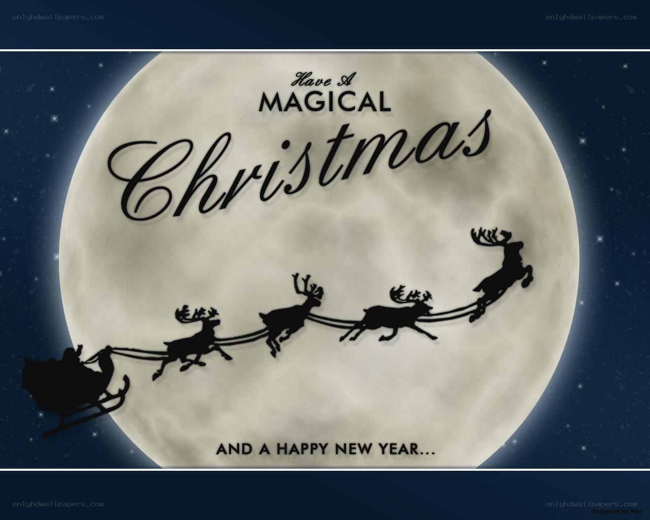 Magical Christmas greeting