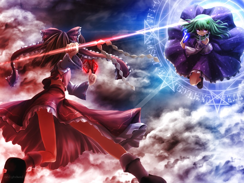 Magical duel in the sky
