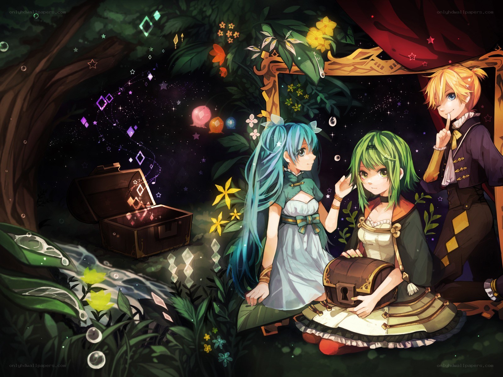 Magical forest treasure hunt