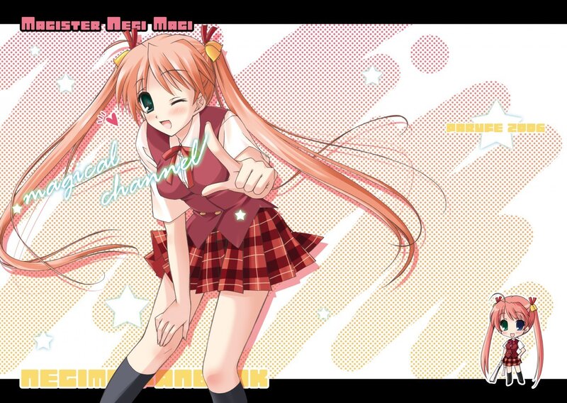 Magical girl anime character