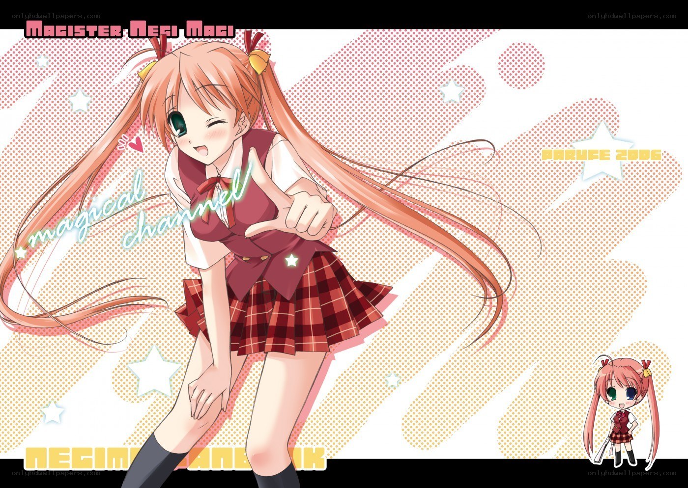 Magical girl anime character