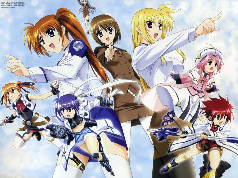 Magical girl anime group