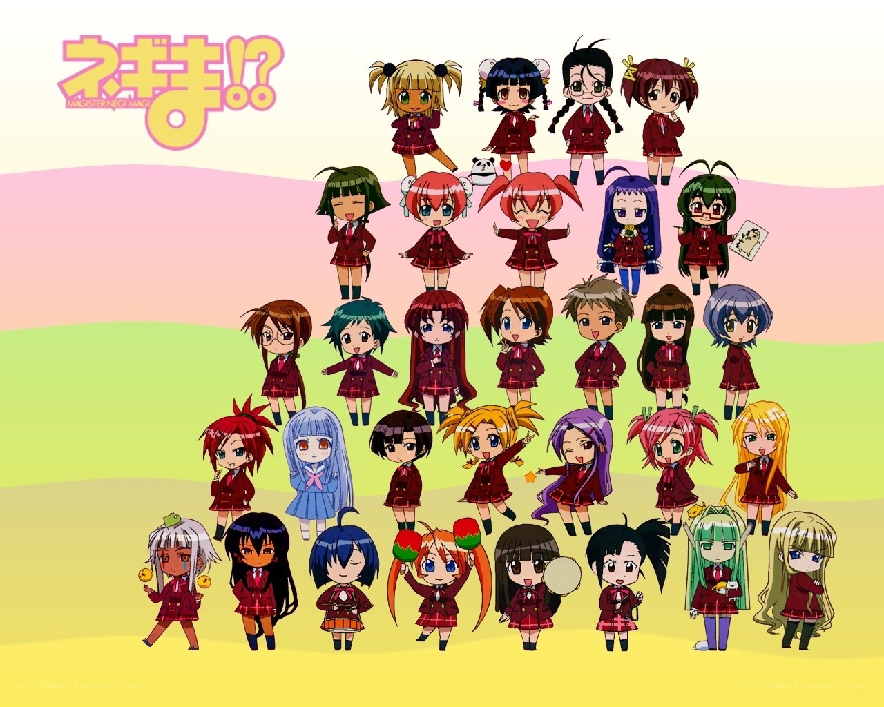 Magical Girl Chibi Group